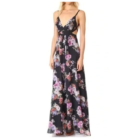 Yumi Kim Dresses & Skirts - Yumi Kim You and Me Backless Floral Sleeveless Maxi Dress sz M